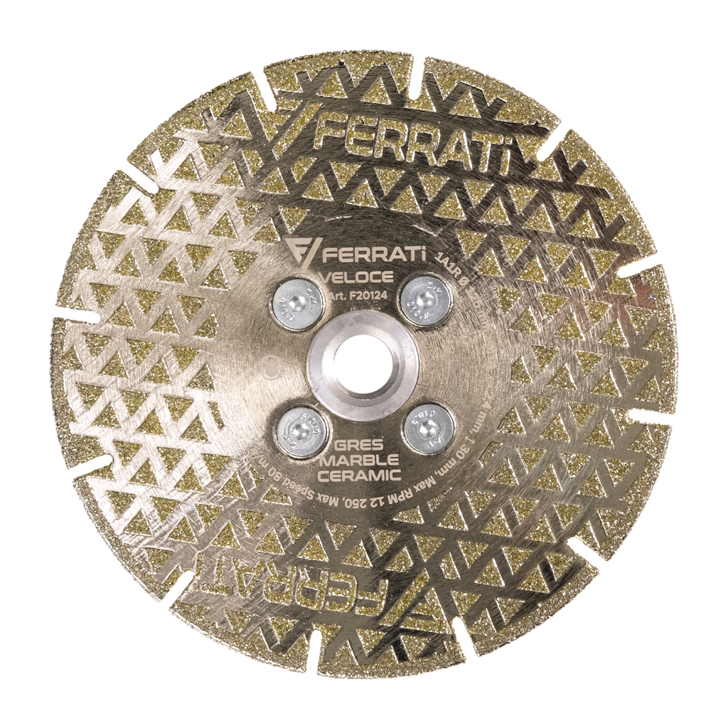 [F20124] VELOCE 125mm diamantbeschichtete Trenn- und Schleifscheibe