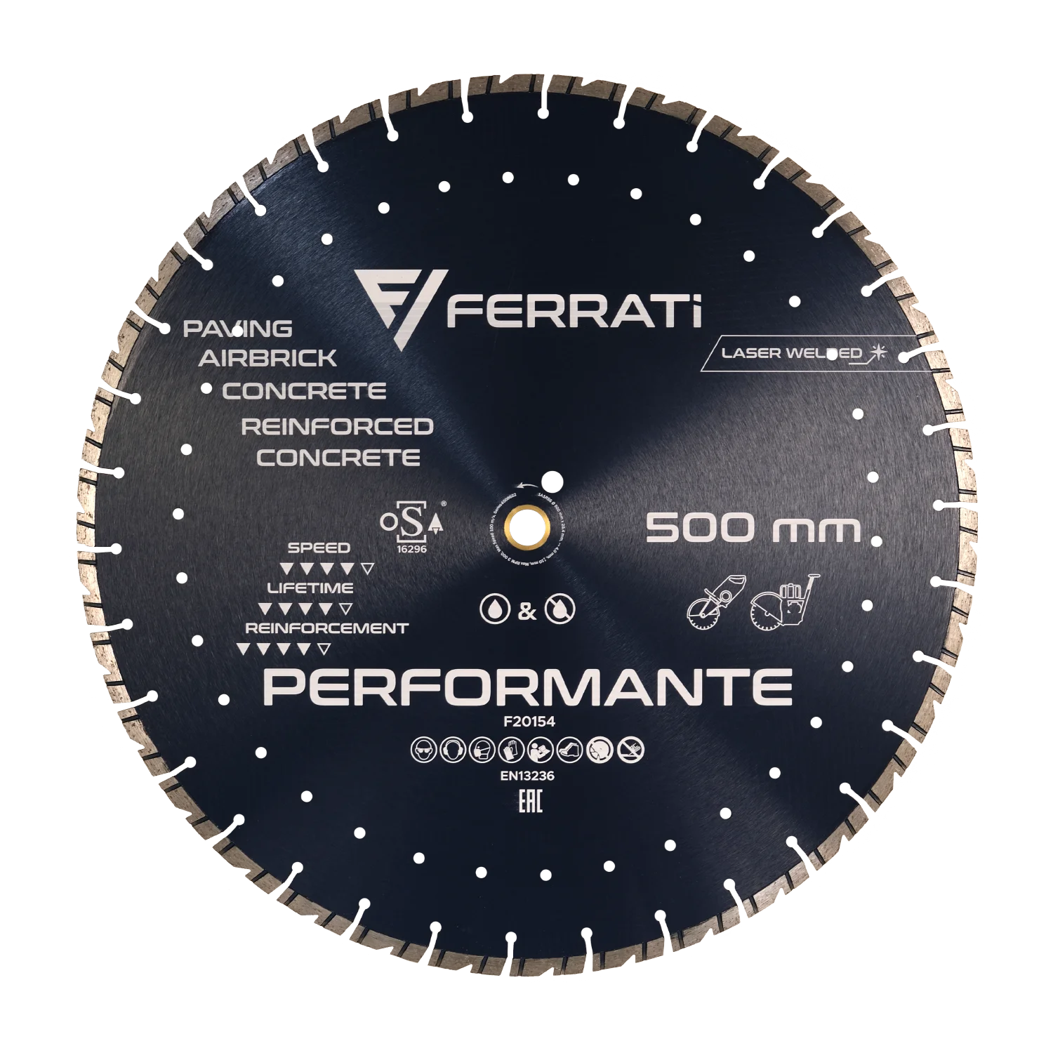 [F20154] 500-mm-PERFORMANTE-Diamanttrennscheibe