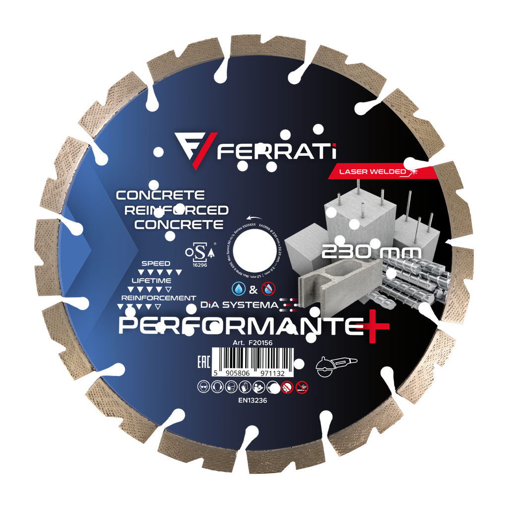 [F20156] Diamanttrennscheibe 230 mm DiA SYSTEMA PERFORMANTE PLUS
