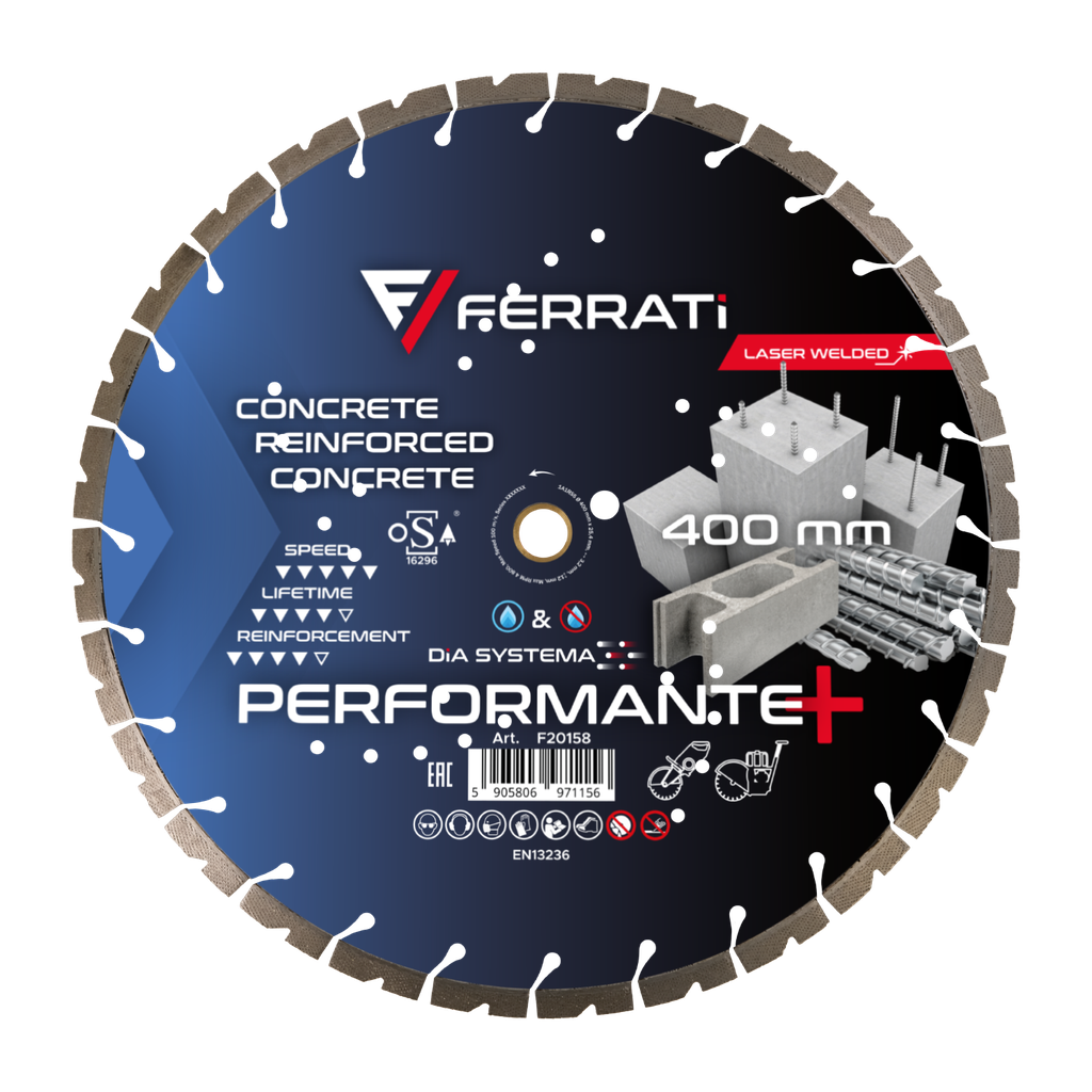 [F20158] Diamanttrennscheibe 400 mm DiA SYSTEMA PERFORMANTE PLUS