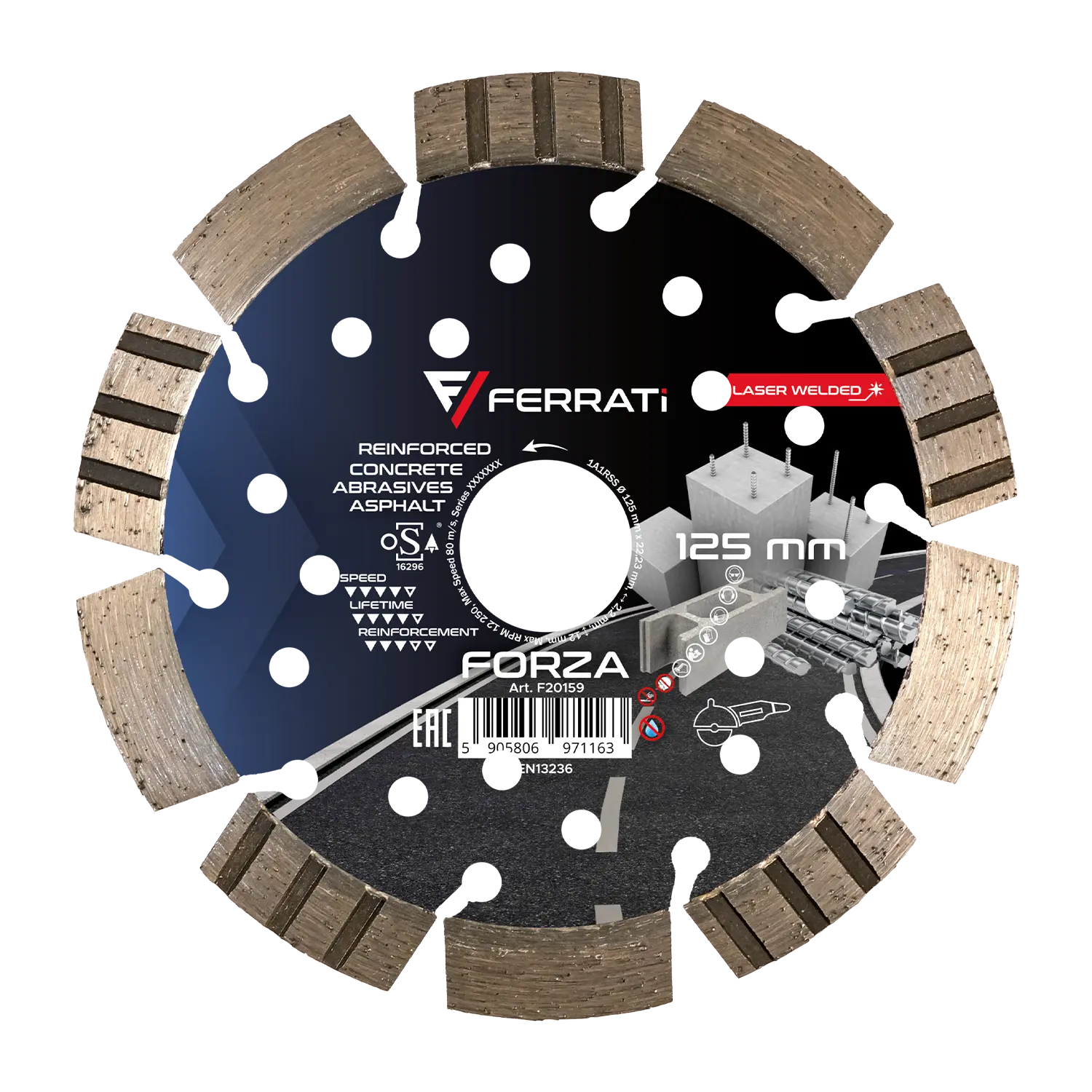125-mm-Forza-Diamanttrennscheibe