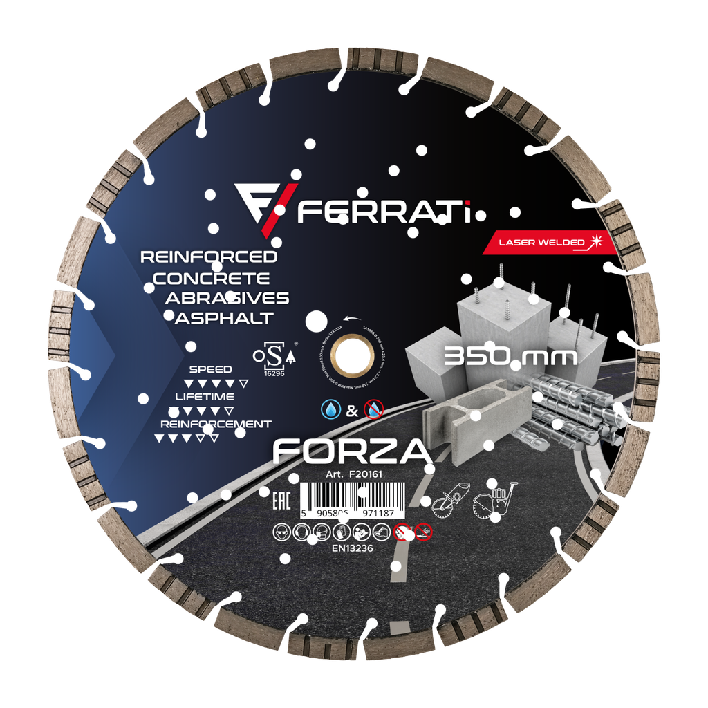 [F20161] 350-mm-Forza-Diamanttrennscheibe