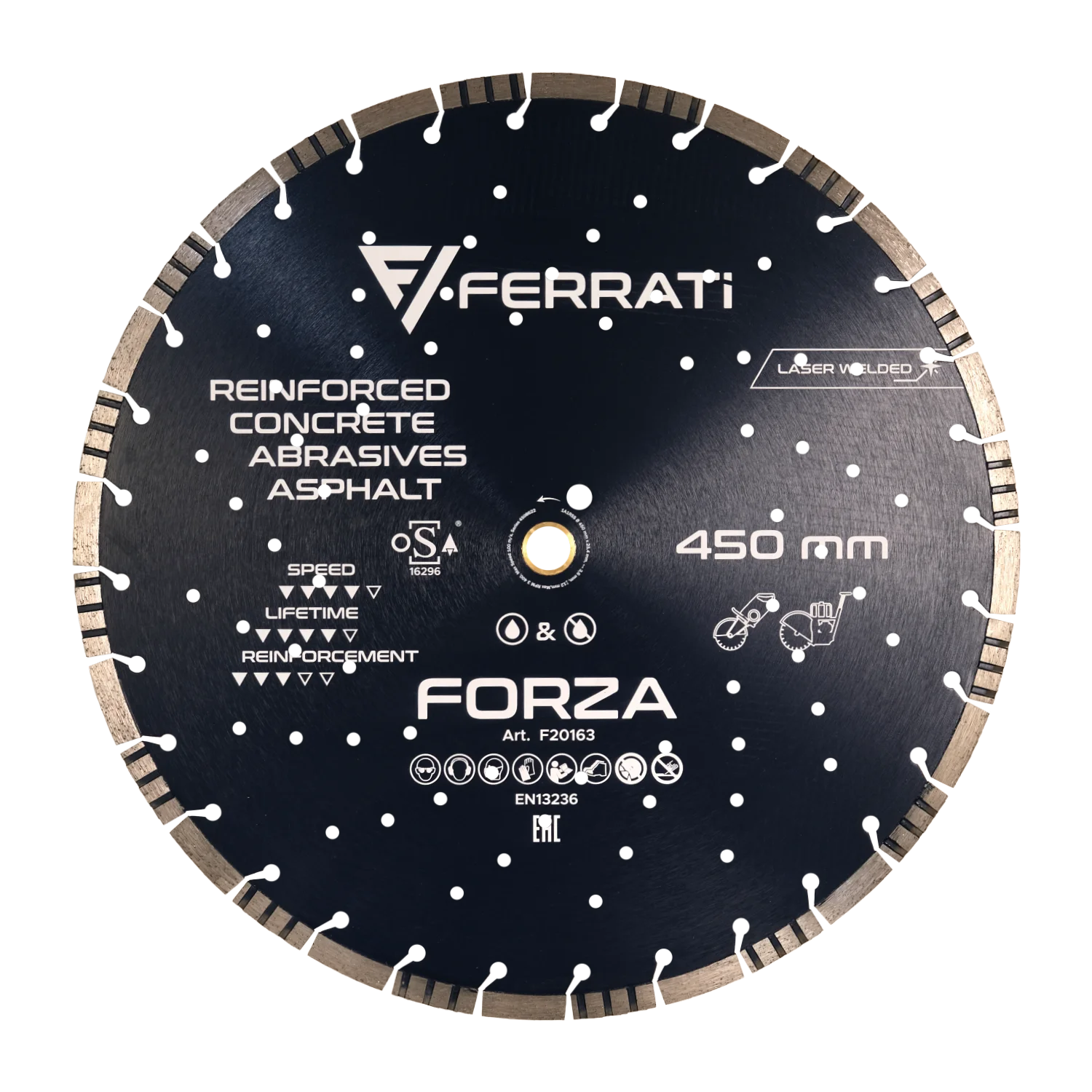 450-mm-Forza-Diamanttrennscheibe