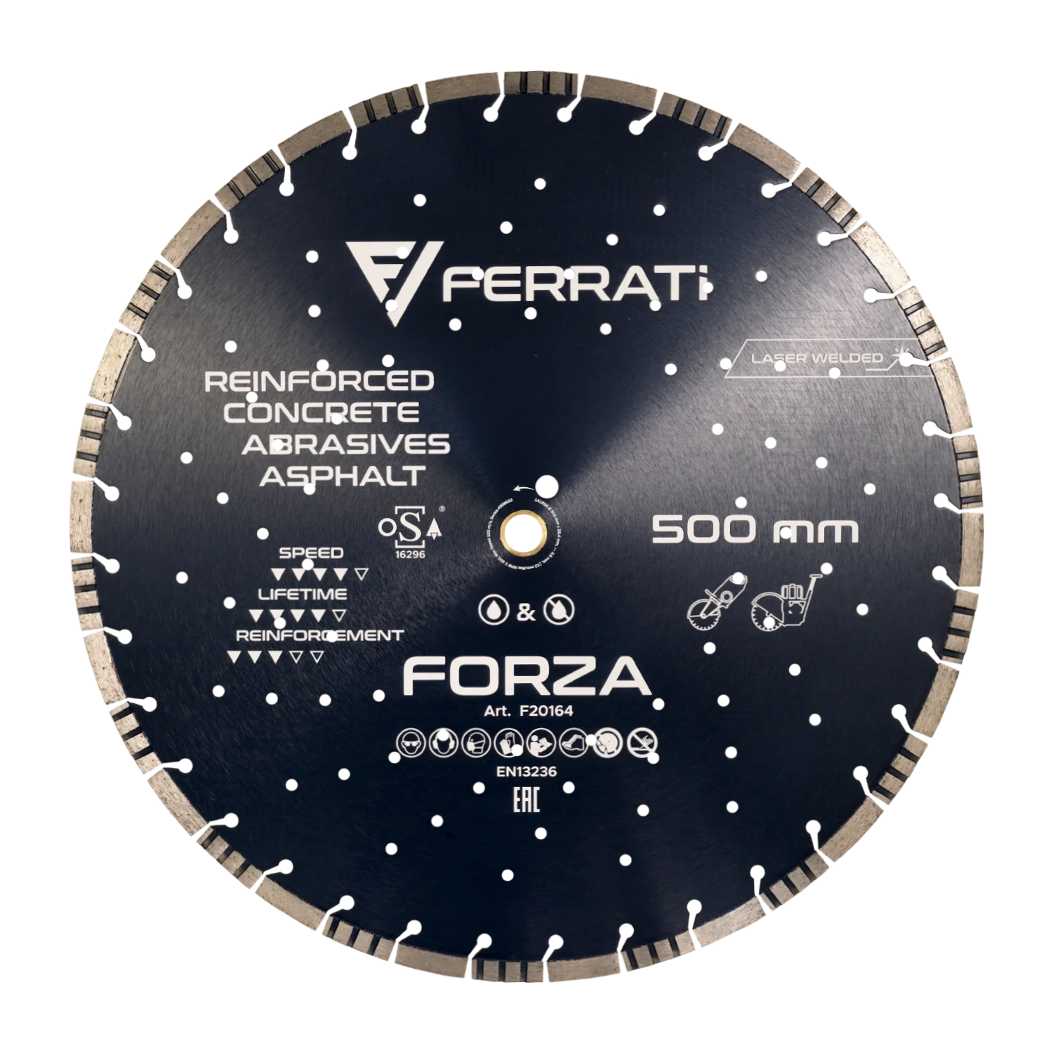 500-mm-Forza-Diamanttrennscheibe