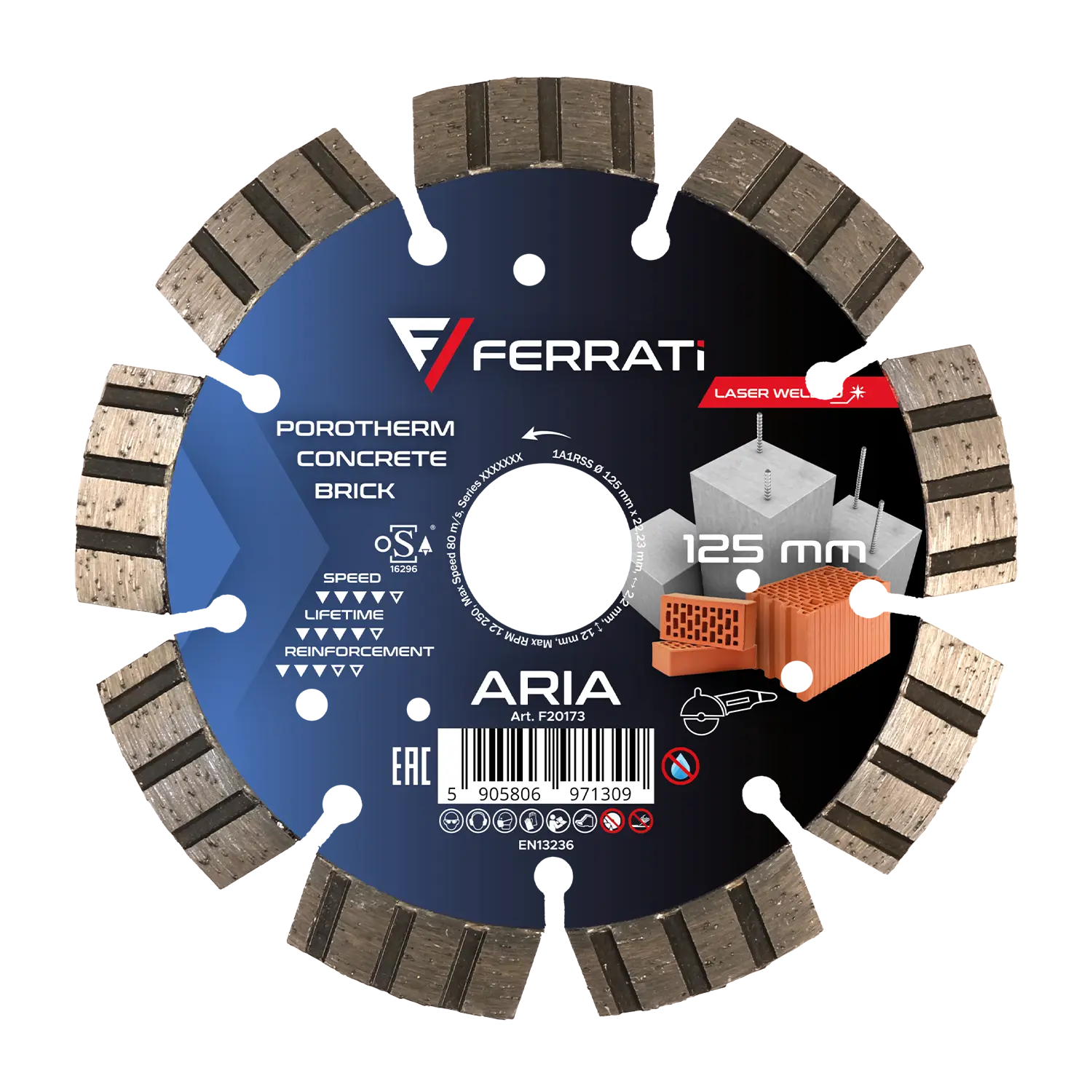 [F20173] 125-mm-ARIA-Diamanttrennscheibe