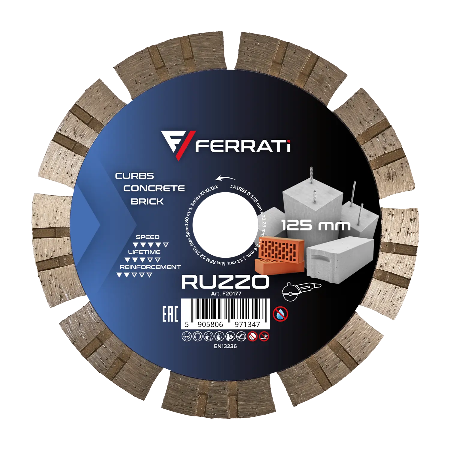 125-mm-RUZZO-Diamanttrennscheibe