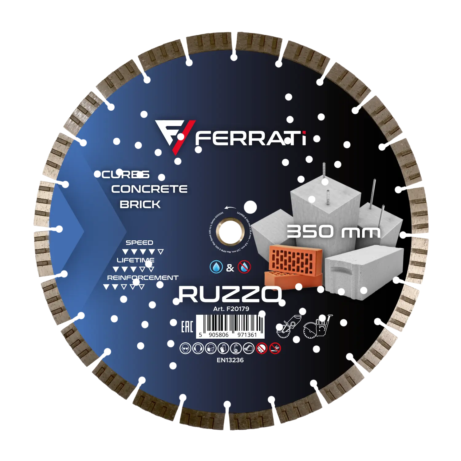 350-mm-RUZZO-Diamanttrennscheibe