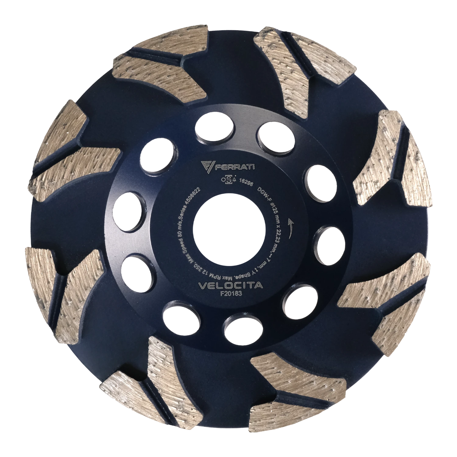 [F20183] DGW-F 125mm VELOCITA Schleifteller