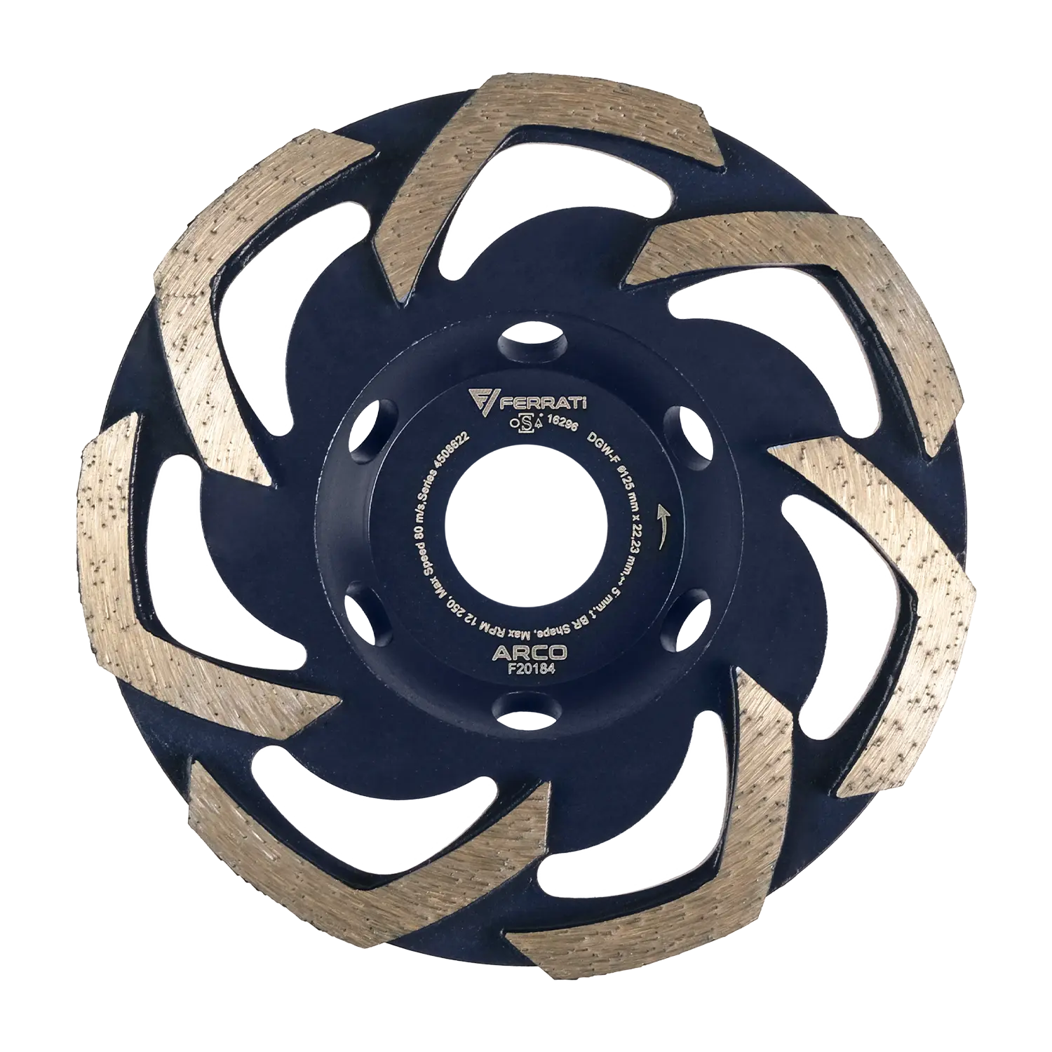 Diamant-Topfschleifscheibe DGW-F 125mm ARCO