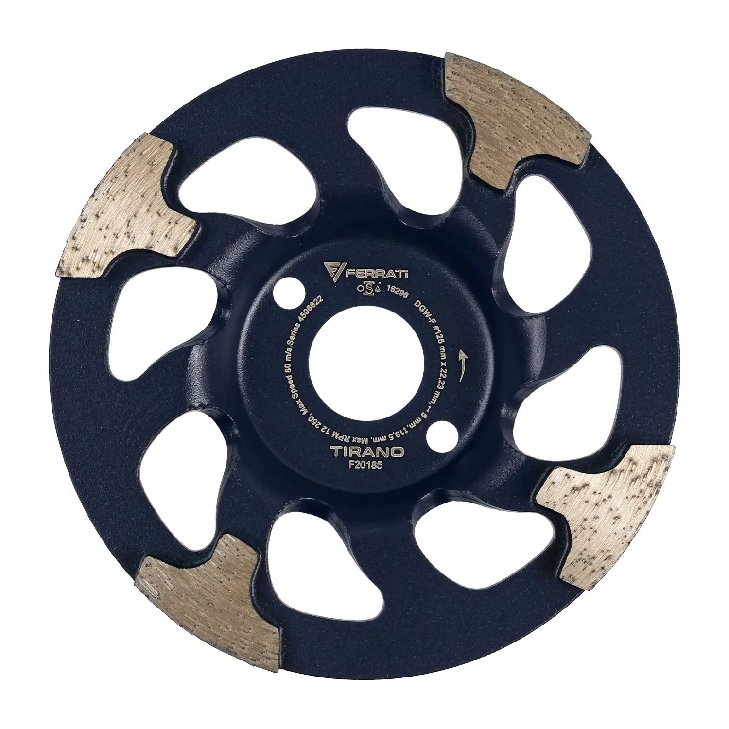 [F20185] Diamant-Topfschleifscheibe DGW-F 125mm TIRANO