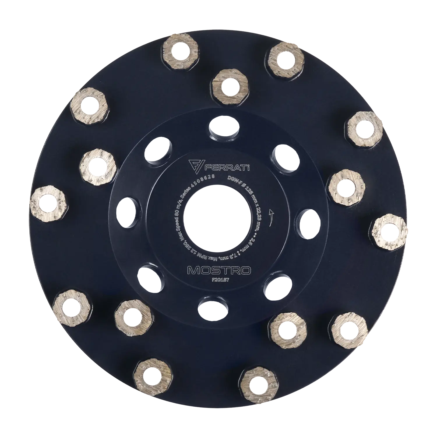 [F20187] Diamant-Topfschleifscheibe DGW-F 125 mm MOSTRO