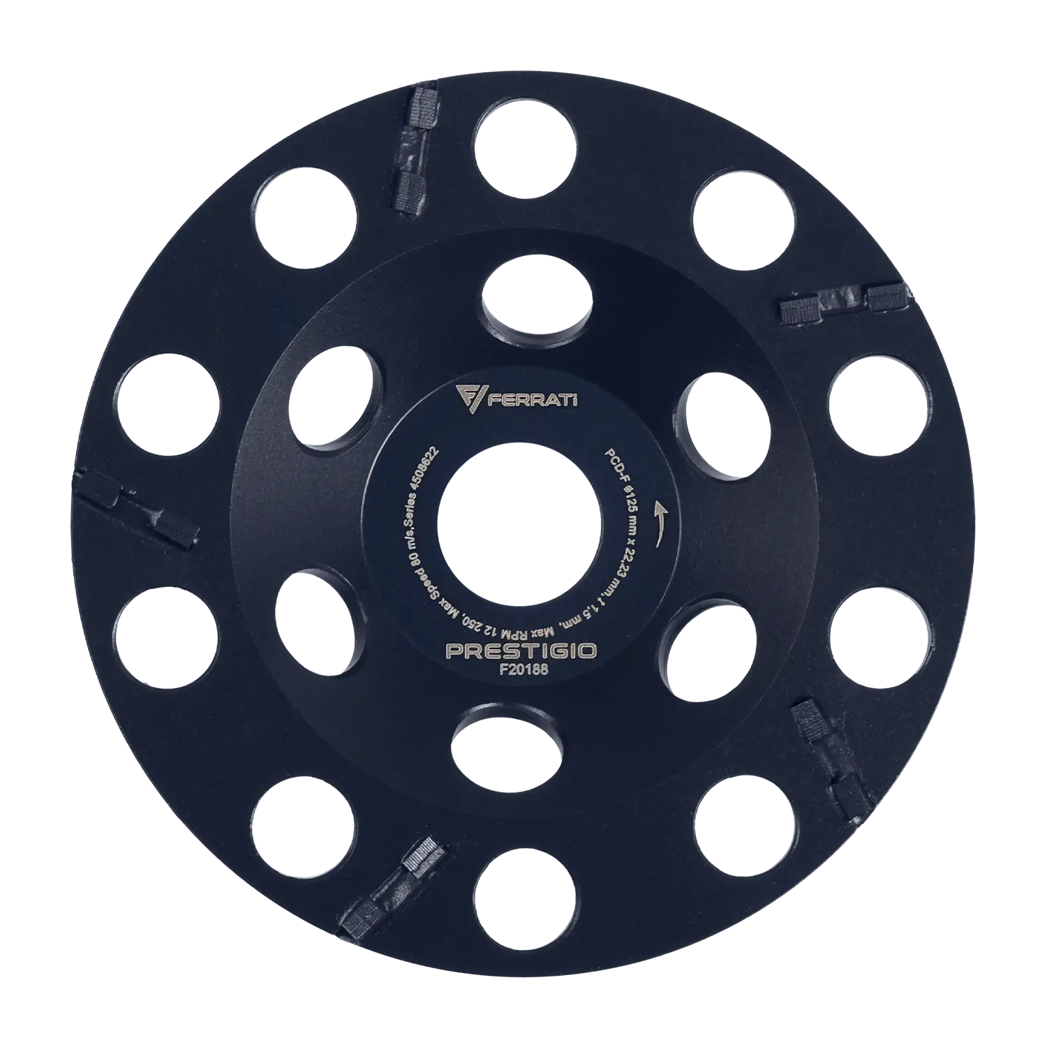 [F20188] Diamant-Schrupp-Trennscheibe PCD-F 125mm PRESTIGIO