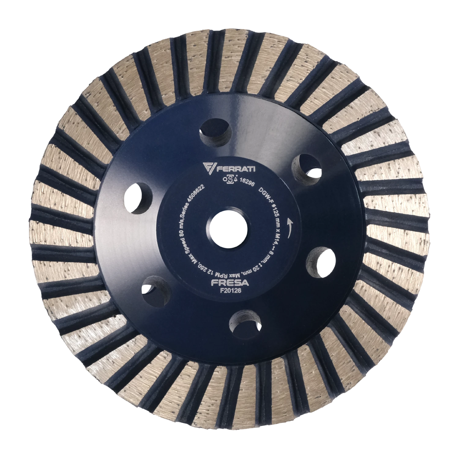 DGW-F 125mm FRESA Diamant-Topfschleifscheibe
