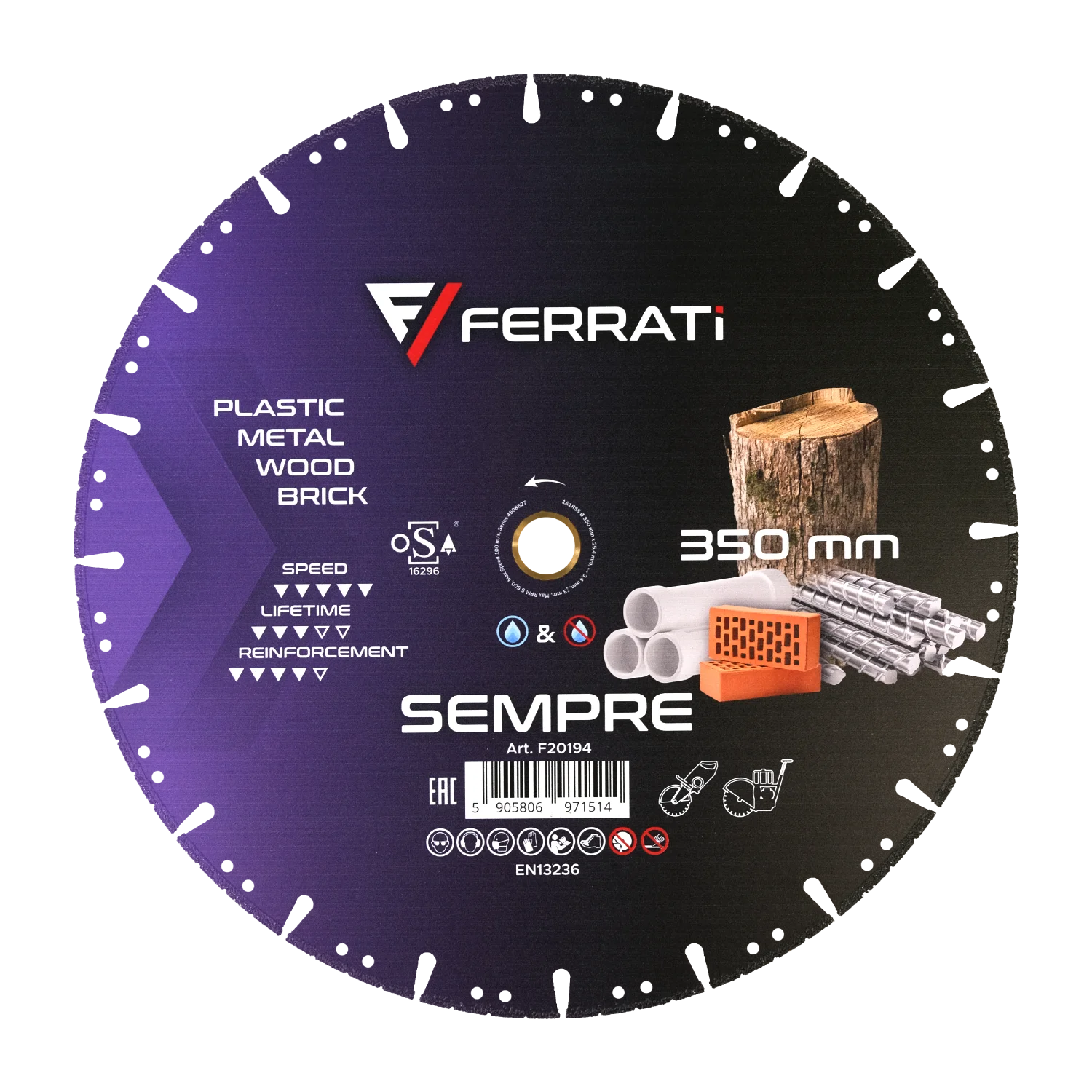 [F20194] SEMPRE 350mm Diamanttrennscheibe