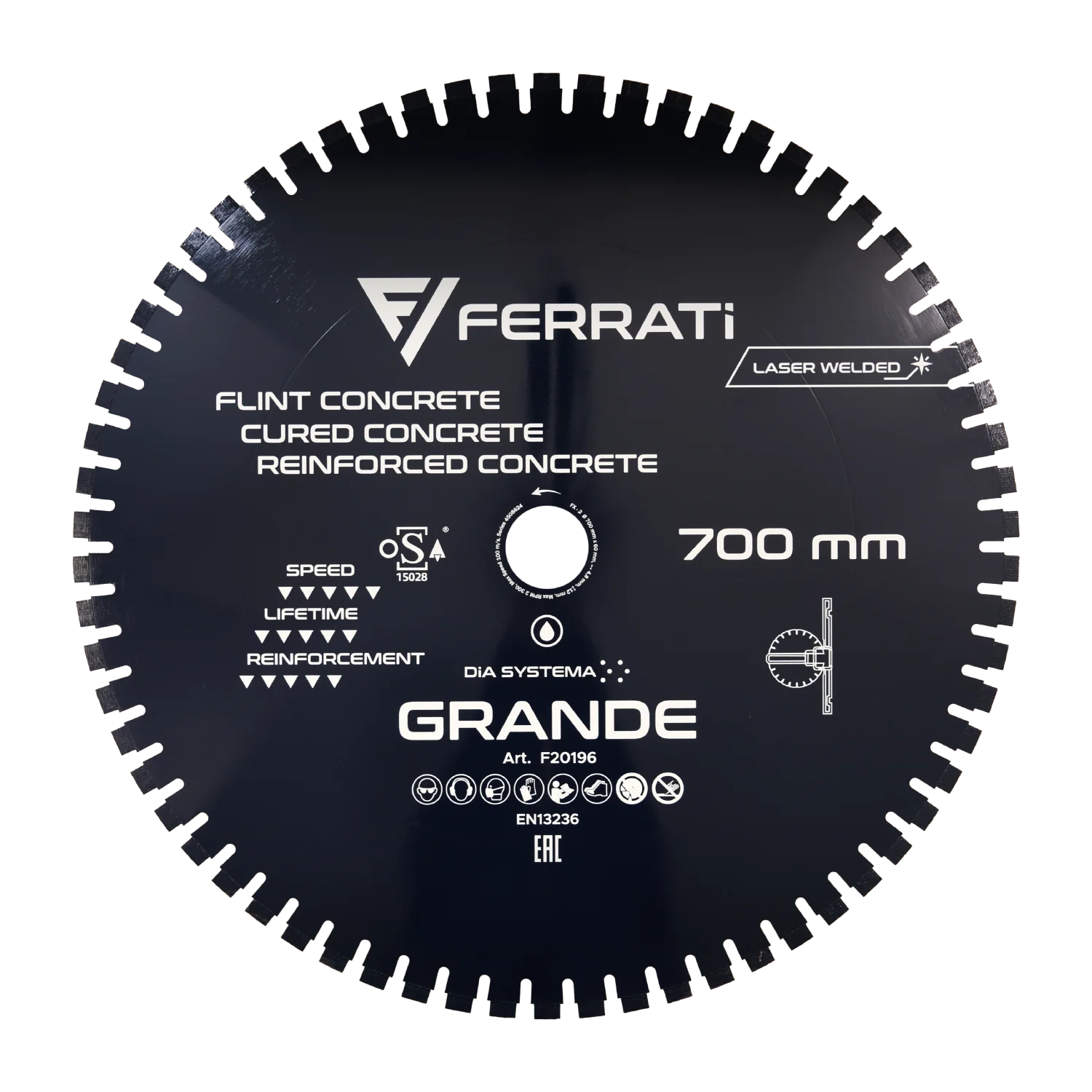 [F20196] 700-mm-GRANDE-Diamanttrennscheibe